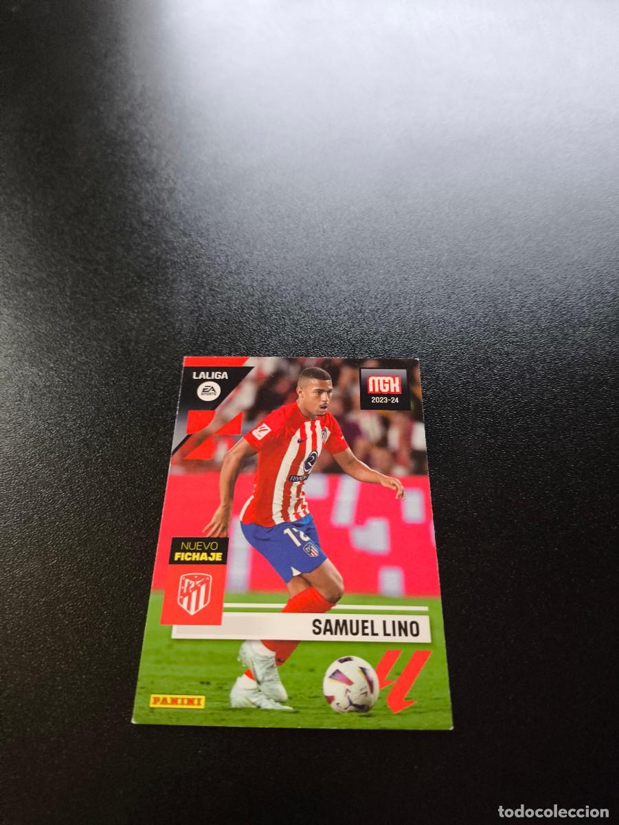 Figurine di Calcio: 488 Samuel Lino ATLETICO DE MADRID NUEVO FICHAJE PANINI LIGA MEGACRACKS MGK 2023 2024 23 24 NO ESTE