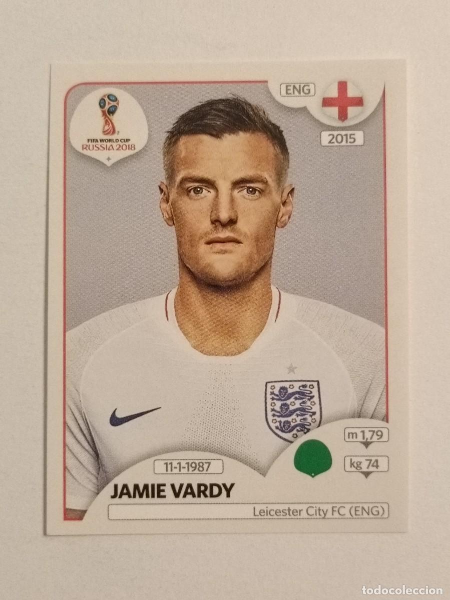Figurine di Calcio: #579 VARDY (INGLATERRA) MUNDIAL RUSIA 2018 PANINI VERSION ROSA