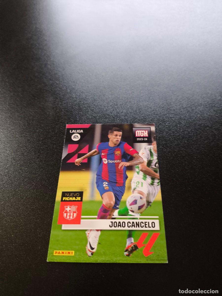 Figurine di Calcio: 493 Joao Cancelo BARCELONA NUEVO FICHAJE PANINI LIGA MEGACRACKS MGK 2023 2024 23 24 NO ESTE