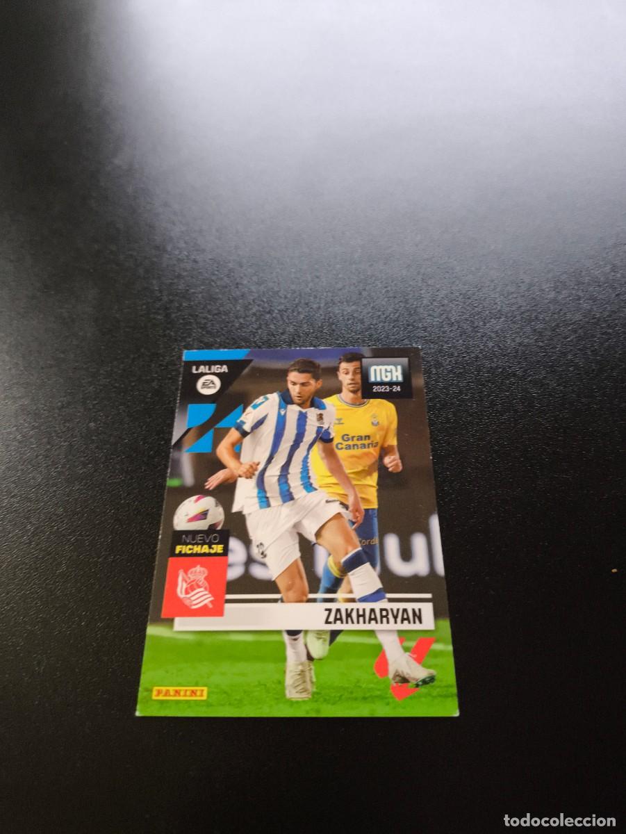 Cromos de f&uacute;tbol: 499 Zakharyan REAL SOCIEDAD NUEVO FICHAJE PANINI LIGA MEGACRACKS MGK 2023 2024 23 24 NO ESTE