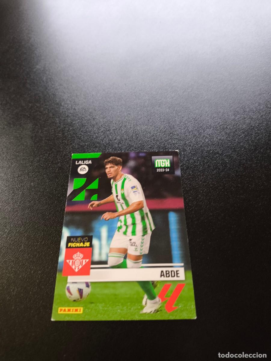 Cromos de f&uacute;tbol: 500 Abde REAL BETIS NUEVO FICHAJE PANINI LIGA MEGACRACKS MGK 2023 2024 23 24 NO ESTE
