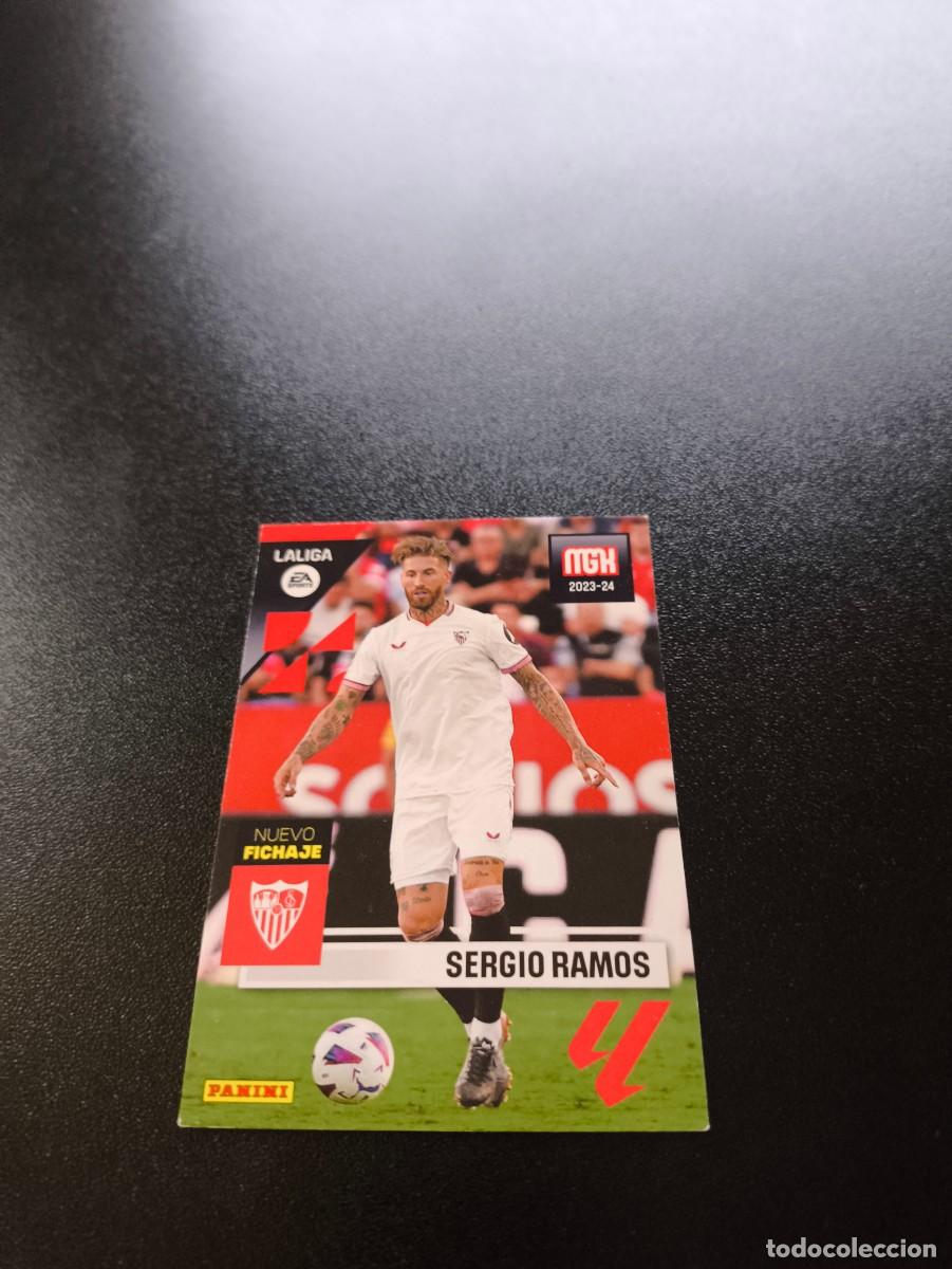 Cromos de f&uacute;tbol: 504 Sergio Ramos SEVILLA NUEVO FICHAJE PANINI LIGA MEGACRACKS MGK 2023 2024 23 24 NO ESTE