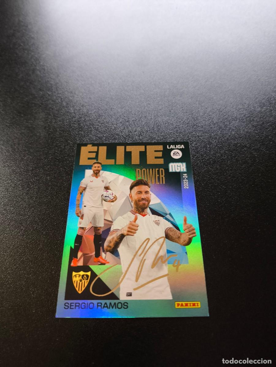 Fu&szlig;ball-Sticker: 507 Sergio Ramos SEVILLA NUEVO ELITE POWER PANINI LIGA MEGACRACKS MGK 2023 2024 23 24 NO ESTE