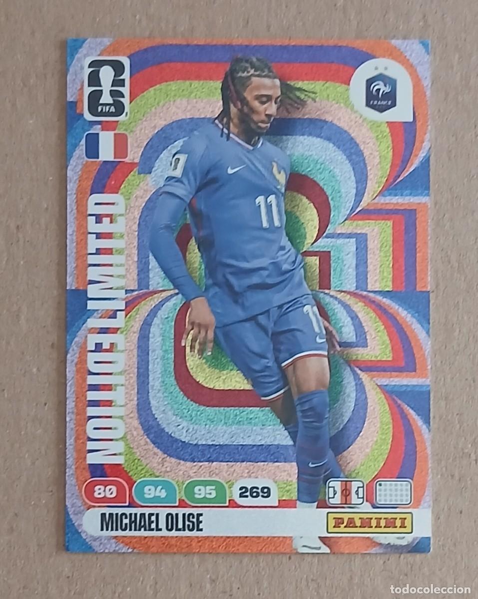 Cromos de f&uacute;tbol: CROMO OLISE FRANCIA LIMITED EDITION ADRENALYN XL FIFA WORLD CUP 2026 PANINI. Nuevo de sobre.