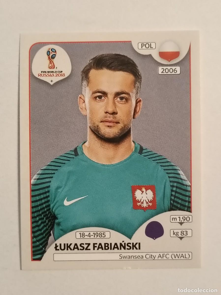 Cromos de f&uacute;tbol: #582 FABIANSKI (POLONIA) MUNDIAL RUSIA 2018 PANINI VERSION ROSA