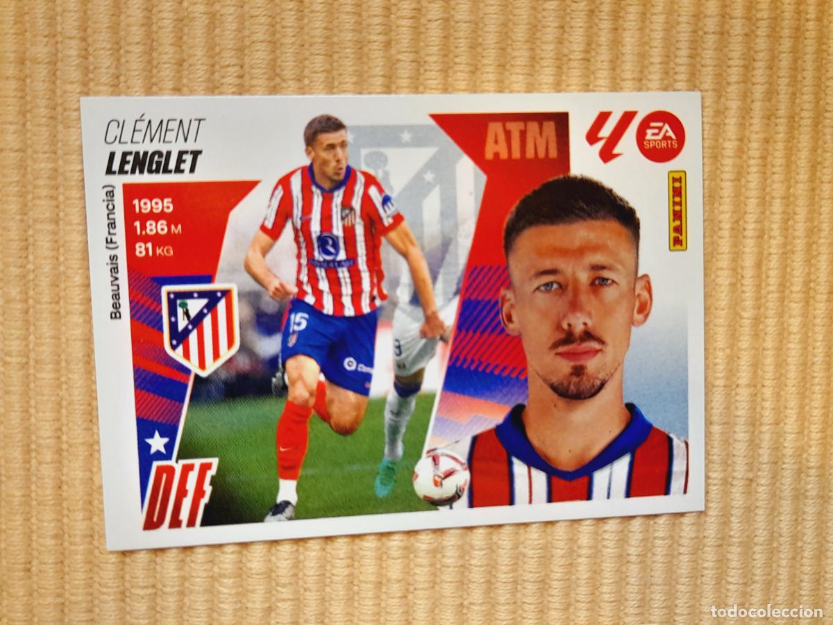 Cromos de f&uacute;tbol: CROMO 6 LENGLET (ATLETICO MADRID) LIGA 25-26 2025 2026 &Aacute;LBUM ESTE