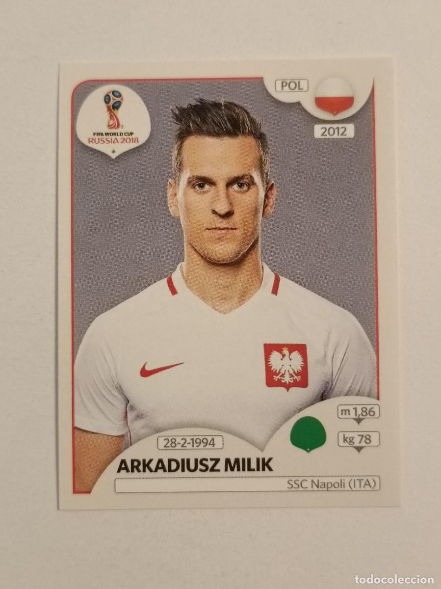 Cromos de f&uacute;tbol: #599 MILIK (POLONIA) MUNDIAL RUSIA 2018 PANINI VERSION ROSA