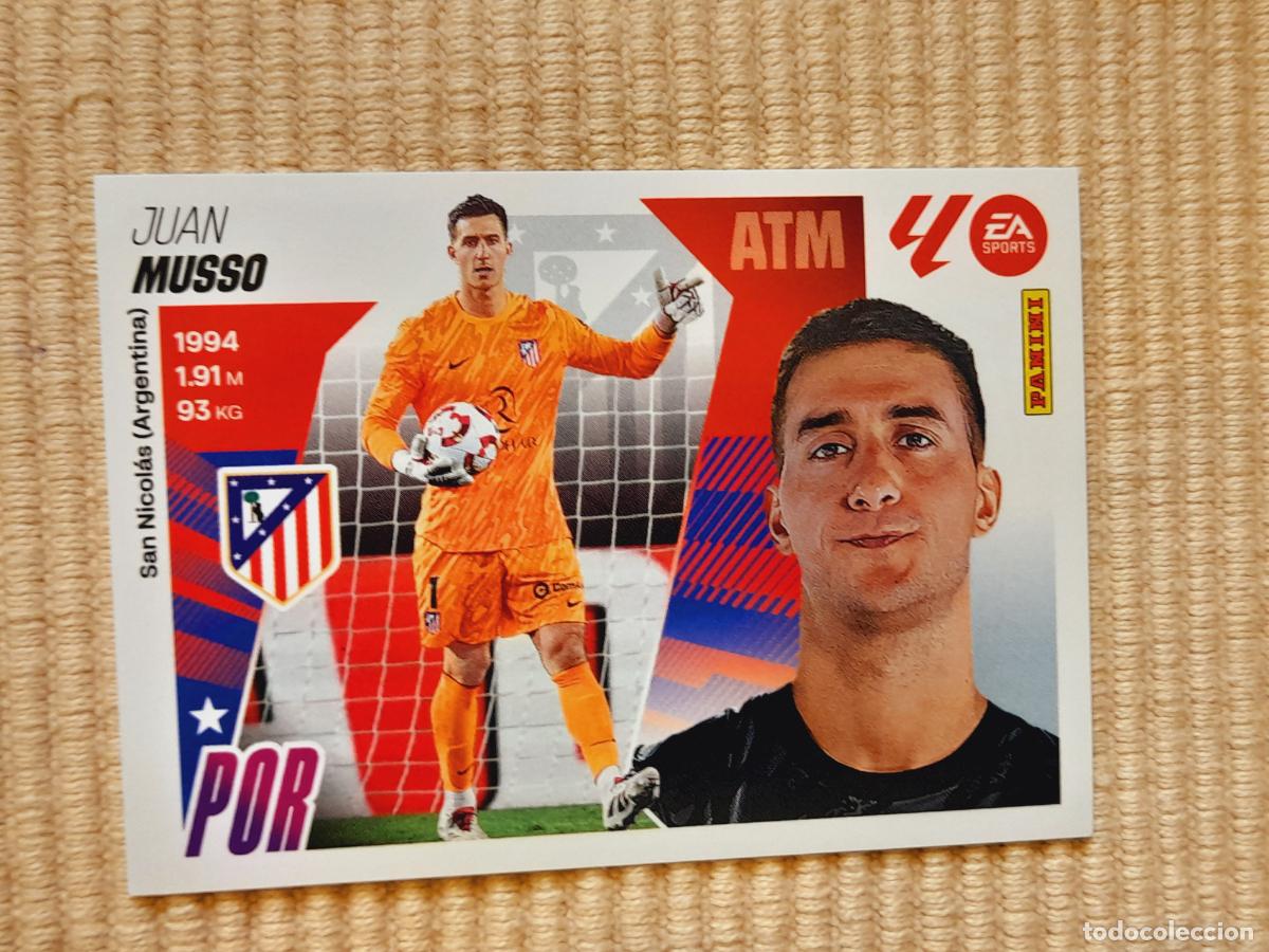 Cromos de f&uacute;tbol: CROMO 4 MUSSO (ATLETICO MADRID) LIGA 25-26 2025 2026 &Aacute;LBUM ESTE