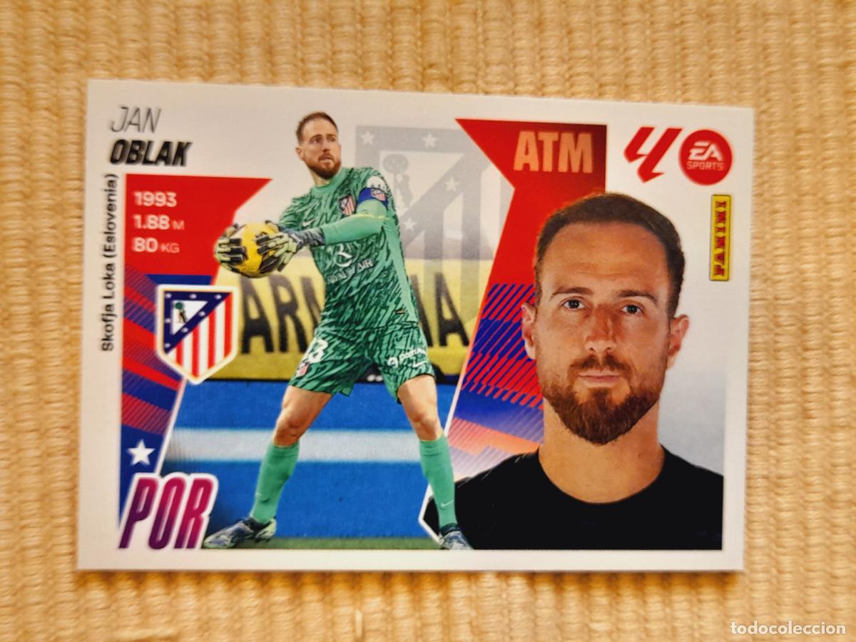 Cromos de f&uacute;tbol: CROMO 3 OBLAK (ATLETICO MADRID) LIGA 25-26 2025 2026 &Aacute;LBUM ESTE