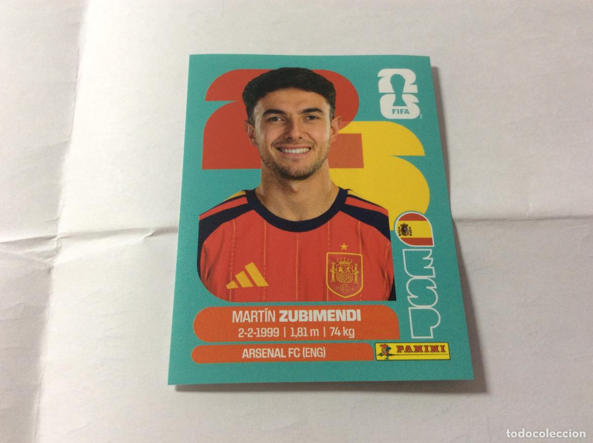 Cromos de f&uacute;tbol: ESP9 ESP 9 Mart&iacute;n Zubimendi Espa&ntilde;a Sticker Cromo FIFA World Cup 2026 26 Panini Mundial