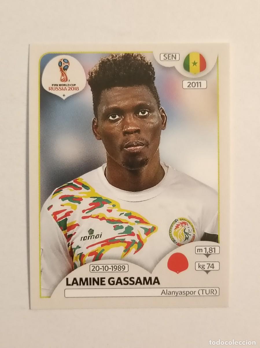 Cromos de f&uacute;tbol: #604 GASSAMA (SENEGAL) MUNDIAL RUSIA 2018 PANINI VERSION ROSA