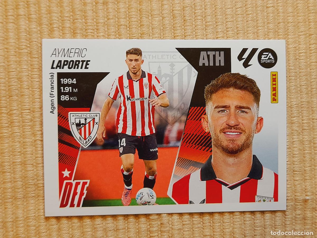 Cromos de f&uacute;tbol: CROMO 66 LAPORTE (ULTIMOS FICHAJES) ATHLETIC BILBAO LIGA 25-26 2025 2026 &Aacute;LBUM ESTE