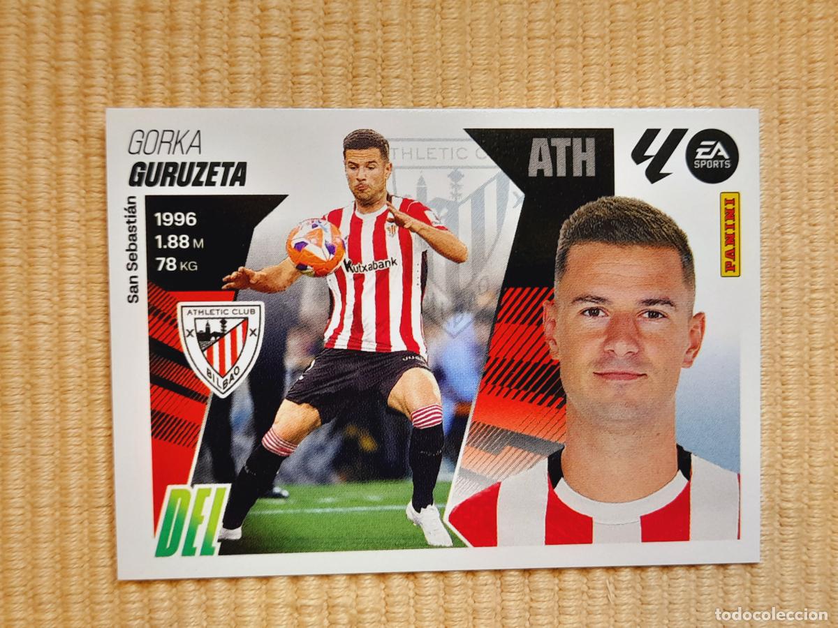 Cromos de f&uacute;tbol: CROMO 19 GURUZETA (ATHLETIC BILBAO) LIGA 25-26 2025 2026 &Aacute;LBUM ESTE