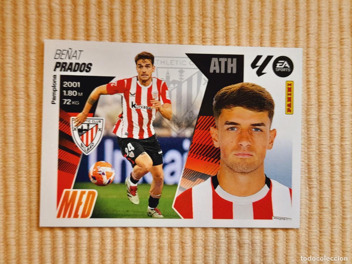 Cromos de f&uacute;tbol: CROMO 12 PRADOS (ATHLETIC BILBAO) LIGA 25-26 2025 2026 &Aacute;LBUM ESTE