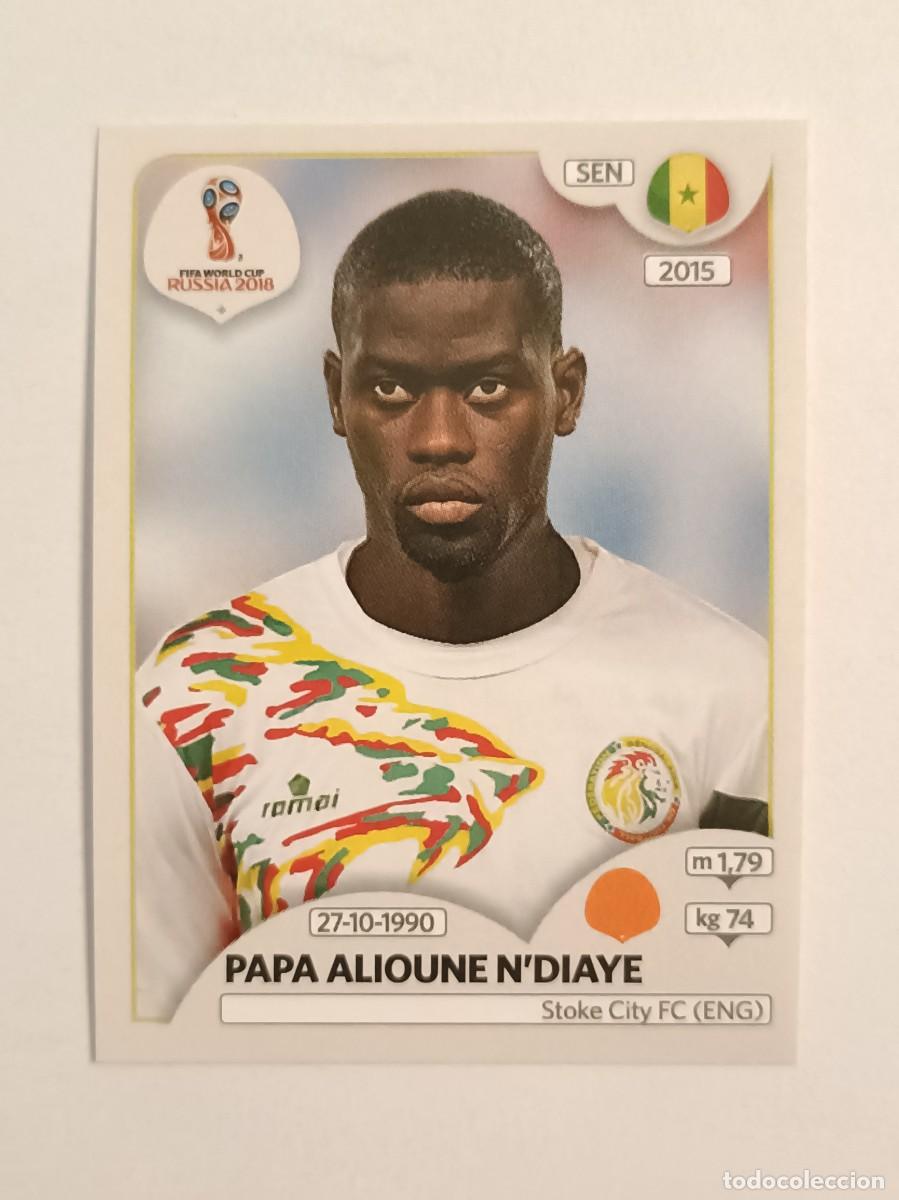Cromos de f&uacute;tbol: #612 PAPA ALIOUNE N'DIAYE (SENEGAL) MUNDIAL RUSIA 2018 PANINI VERSION ROSA