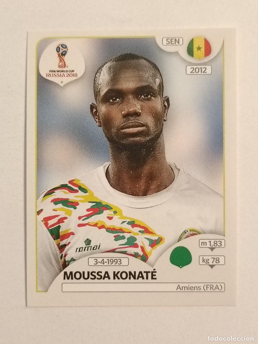 Cromos de f&uacute;tbol: #615 KONATE (SENEGAL) MUNDIAL RUSIA 2018 PANINI VERSION ROSA