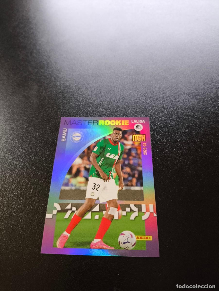 Cromos de f&uacute;tbol: 515 Samu Omorodion ALAVES NUEVO MASTER ROOKIE PANINI LIGA MEGACRACKS MGK 2023 2024 23 24 NO ESTE