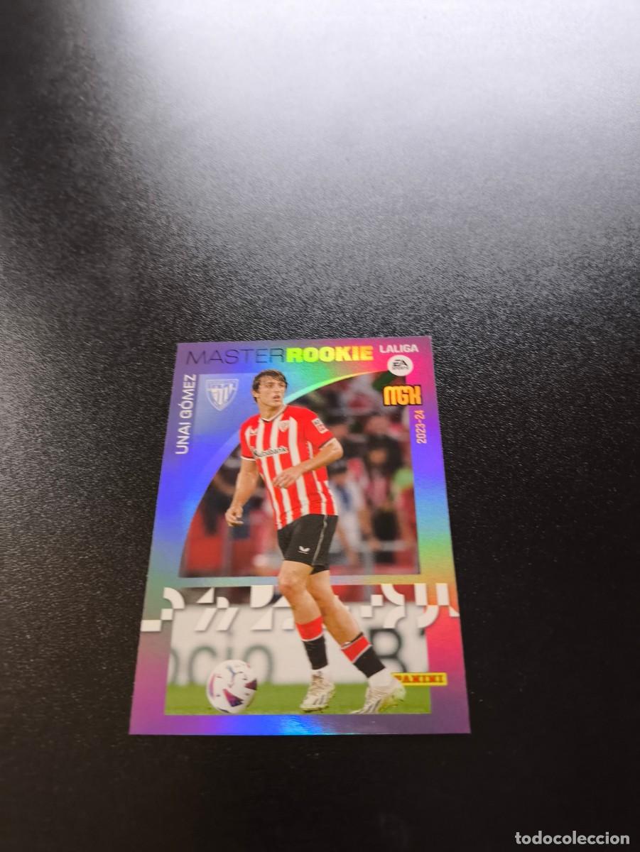 Cromos de f&uacute;tbol: 516 Unai G&oacute;mez BILBAO NUEVO MASTER ROOKIE PANINI LIGA MEGACRACKS MGK 2023 2024 23 24 NO ESTE