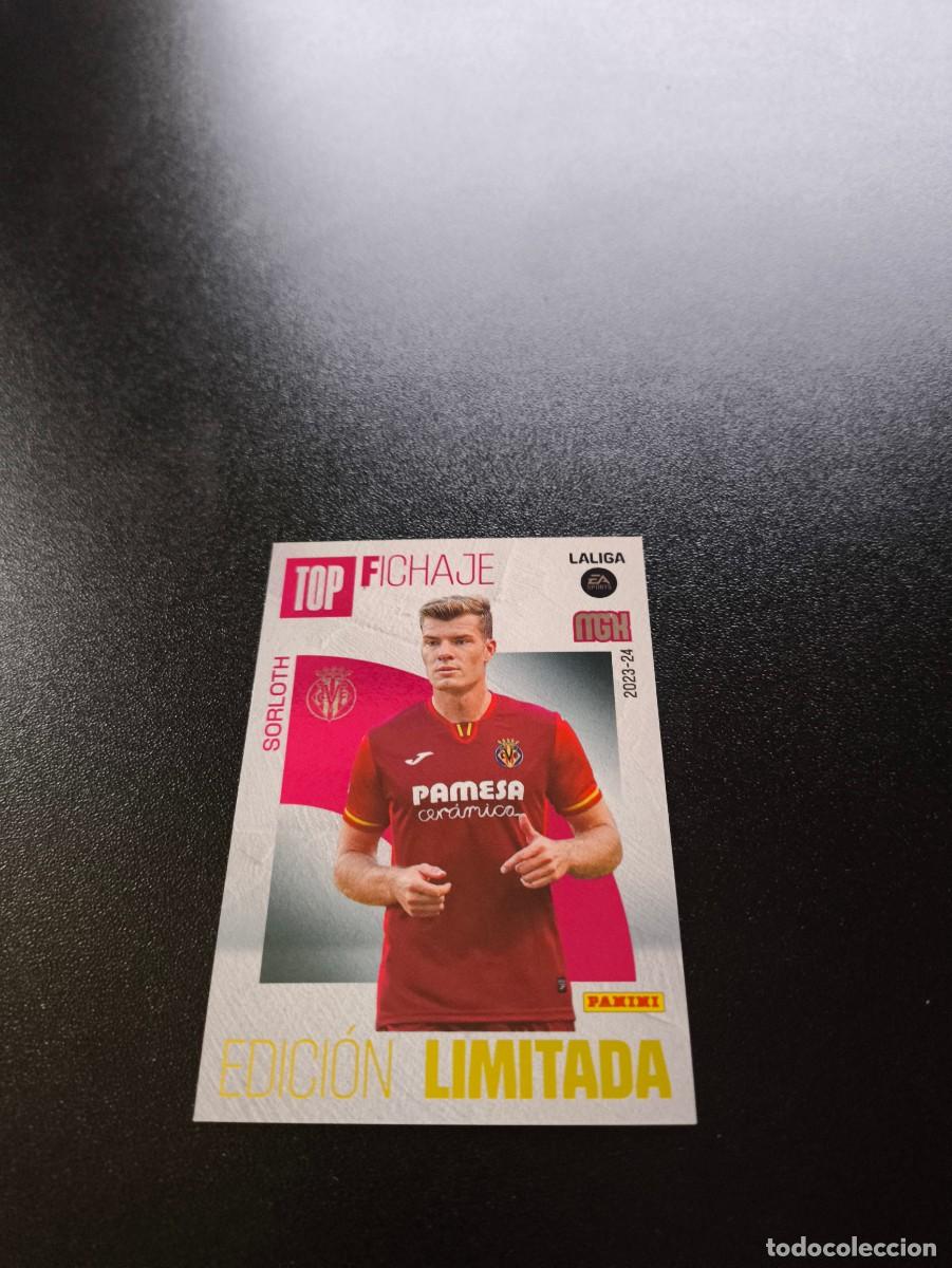 Football Stickers: Sorloth VILLARREAL EDICION LIMITADA PANINI LIGA MEGACRACKS MGK 2023 2024 23 24 NO ESTE