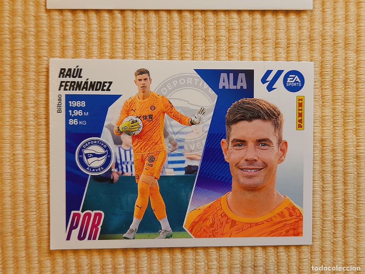 Cromos de f&uacute;tbol: CROMO 4 BIS RAUL FERNANDEZ (COLOCA) DEPORTIVO ALAVES LIGA 25-26 2025 2026 &Aacute;LBUM ESTE
