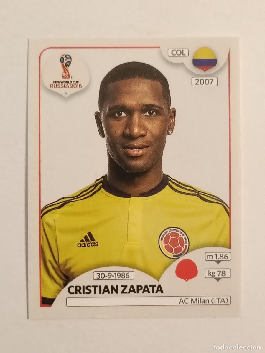Cromos de f&uacute;tbol: #623 CRISTIAN ZAPATA (COLOMBIA) MUNDIAL RUSIA 2018 PANINI VERSION ROSA