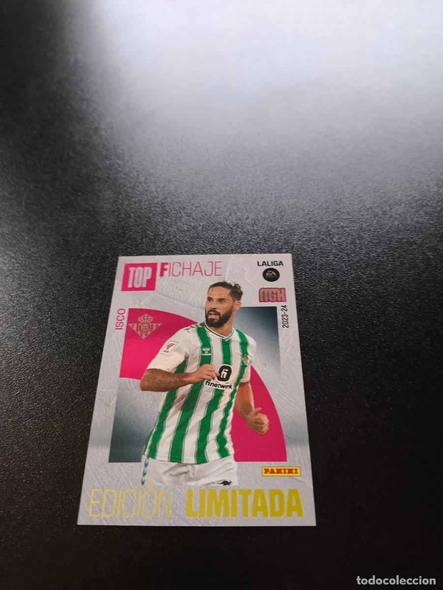 Cromos de f&uacute;tbol: Isco REAL BETIS EDICION LIMITADA PANINI LIGA MEGACRACKS MGK 2023 2024 23 24 NO ESTE