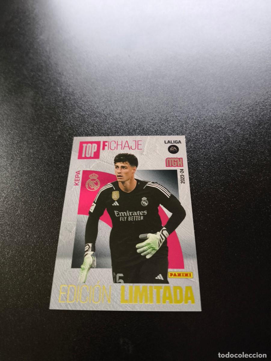 Cromos de f&uacute;tbol: Kepa REAL MADRID EDICION LIMITADA PANINI LIGA MEGACRACKS MGK 2023 2024 23 24 NO ESTE