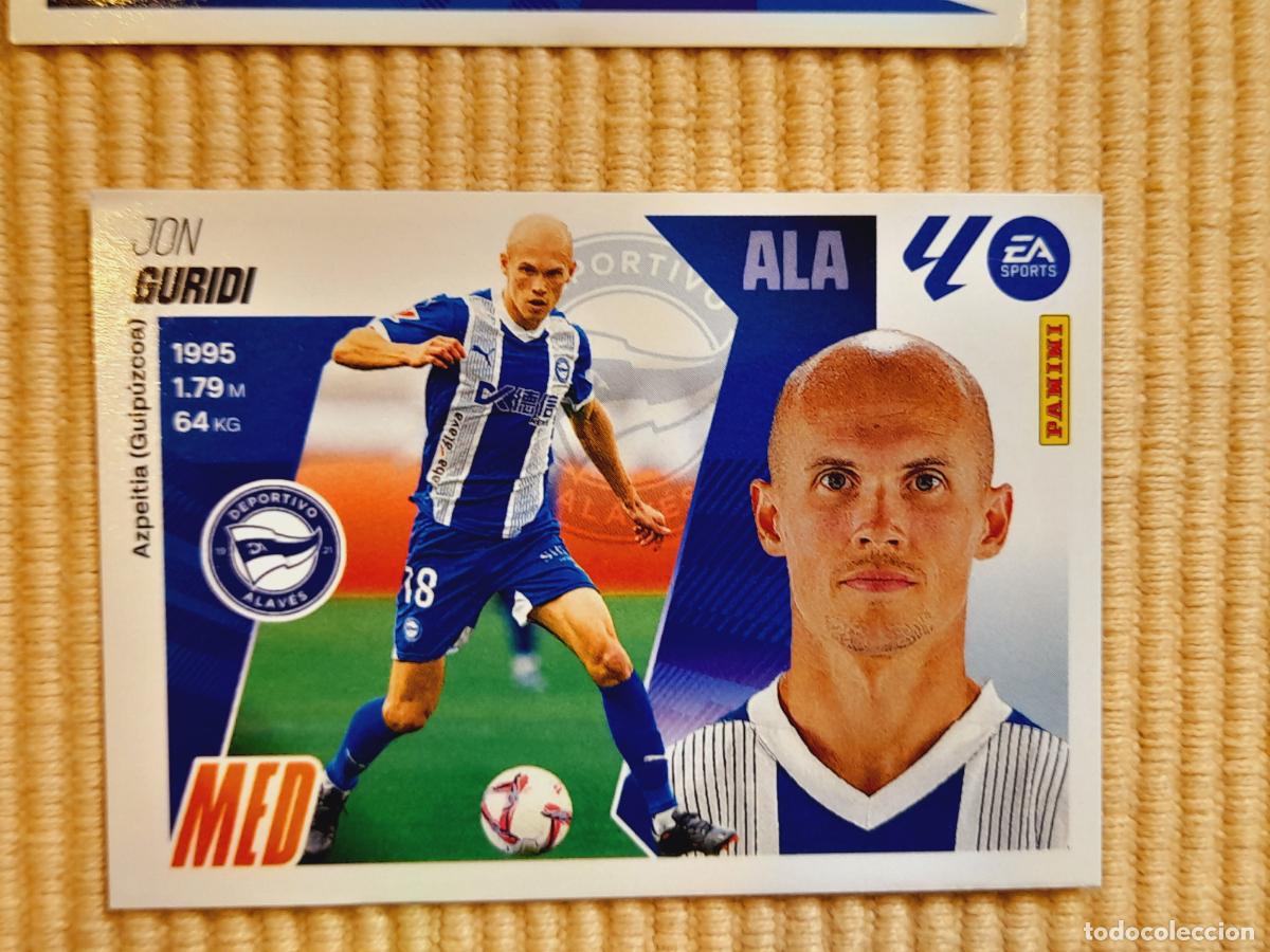 Cromos de f&uacute;tbol: CROMO 13 GURIDI (DEPORTIVO ALAVES) LIGA 25-26 2025 2026 &Aacute;LBUM ESTE