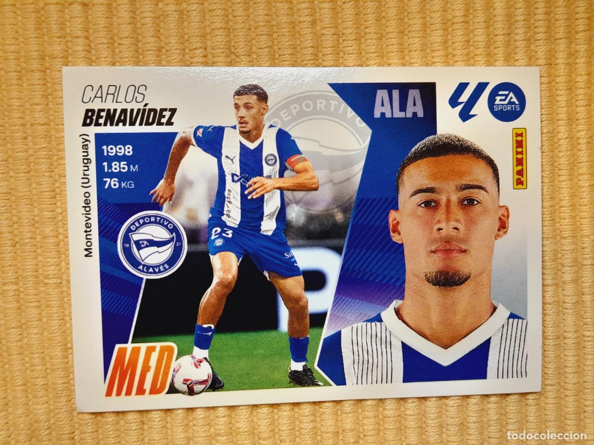 Cromos de f&uacute;tbol: CROMO 12 BENAVIDEZ (DEPORTIVO ALAVES) LIGA 25-26 2025 2026 &Aacute;LBUM ESTE
