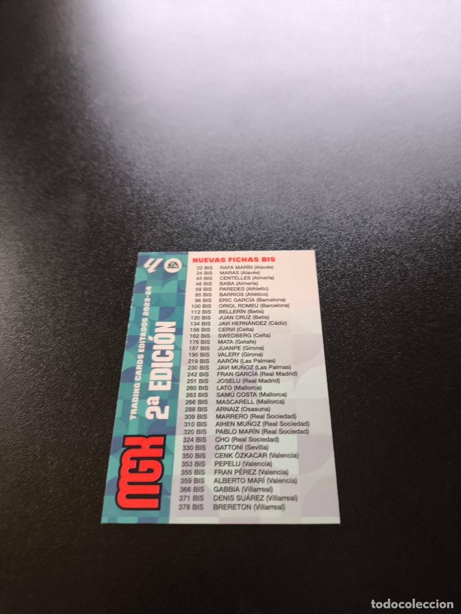 Cromos de f&uacute;tbol: CHECKLIST INDICE SEGUNDA EDICION PANINI LIGA MEGACRACKS MGK 2023 2024 23 24 NO ESTE