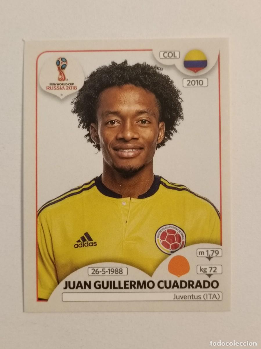 Cromos de f&uacute;tbol: #629 CUADRADO (COLOMBIA) MUNDIAL RUSIA 2018 PANINI VERSION ROSA