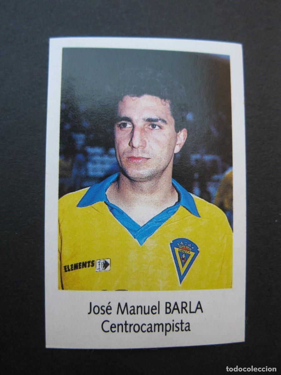 Cromos de f&uacute;tbol: BARLA (C&Aacute;DIZ C.F.) - N&ordm; 55 - LIGA F&Uacute;TBOL 91-92 - BIMBO - NUNCA PEGADO.