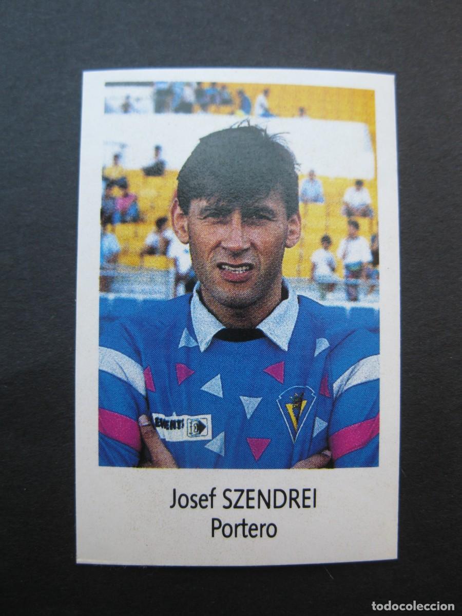 Cromos de f&uacute;tbol: SZENDREI (C&Aacute;DIZ C.F.) - N&ordm; 50 - LIGA F&Uacute;TBOL 91-92 - BIMBO - NUNCA PEGADO.