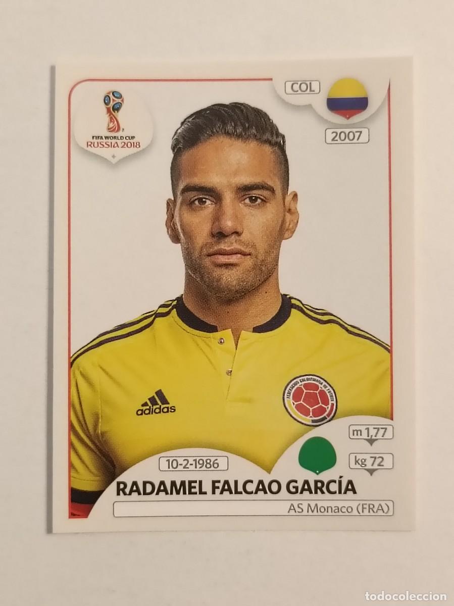 Cromos de f&uacute;tbol: #634 FALCAO (COLOMBIA) MUNDIAL RUSIA 2018 PANINI VERSION ROSA