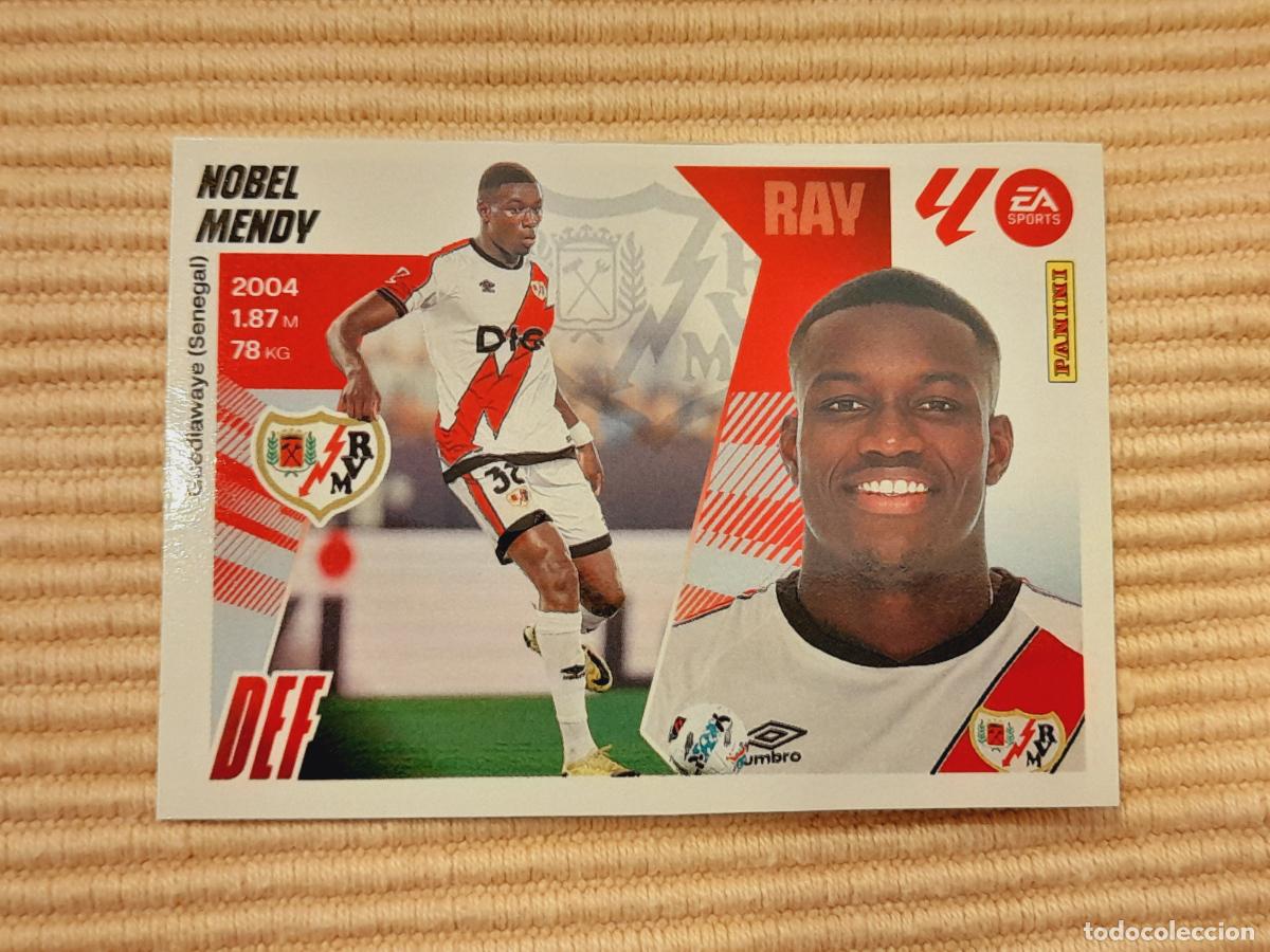 Cromos de f&uacute;tbol: CROMO 27 NOBEL MENDY (MERCADO INVIERNO ACTUALIZACION) RAYO VALLECANO LIGA 25-26 2025 2026 &Aacute;LBUM ESTE