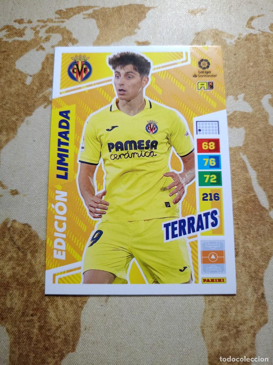 Cromos de f&uacute;tbol: Edici&oacute;n Limitada TERRATS Adrenalyn 2022-23