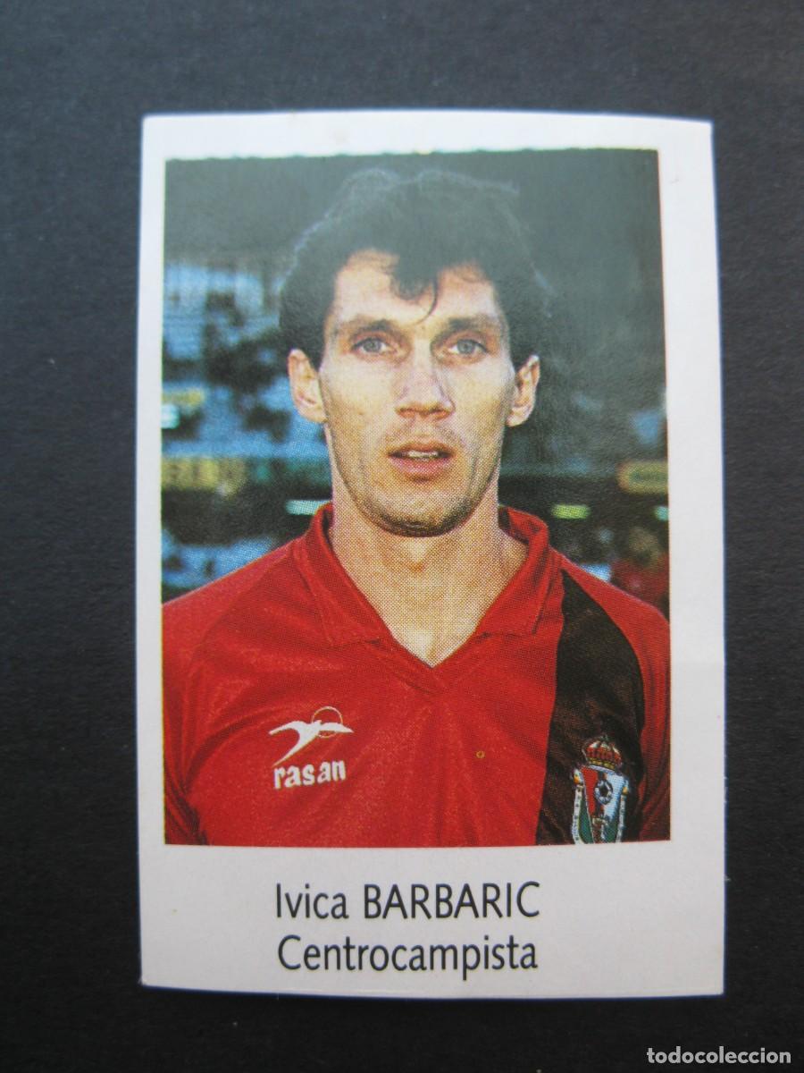 Cromos de f&uacute;tbol: BARBARIC (R. BURGOS) - N&ordm; 44 - LIGA F&Uacute;TBOL 91-92 - BIMBO - NUNCA PEGADO.