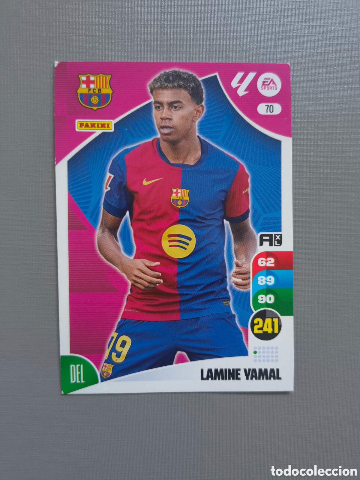Cromos de f&uacute;tbol: ADRENALYN XL 2024 2025 24 25 PANINI LAMINE YAMAL 70 FC BARCELONA COLECCI&Oacute;N LIGA ALBUM