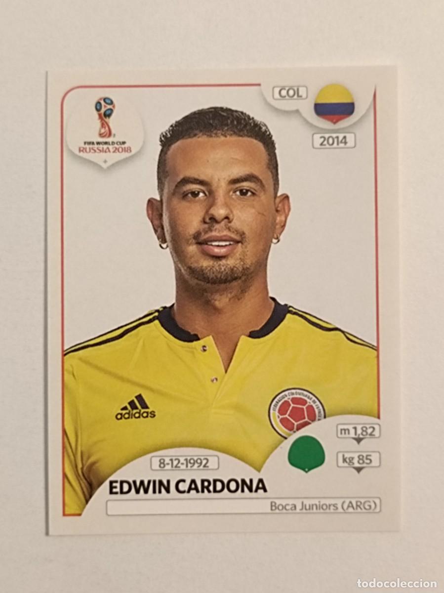 Cromos de f&uacute;tbol: #637 CARDONA (COLOMBIA) MUNDIAL RUSIA 2018 PANINI VERSION ROSA