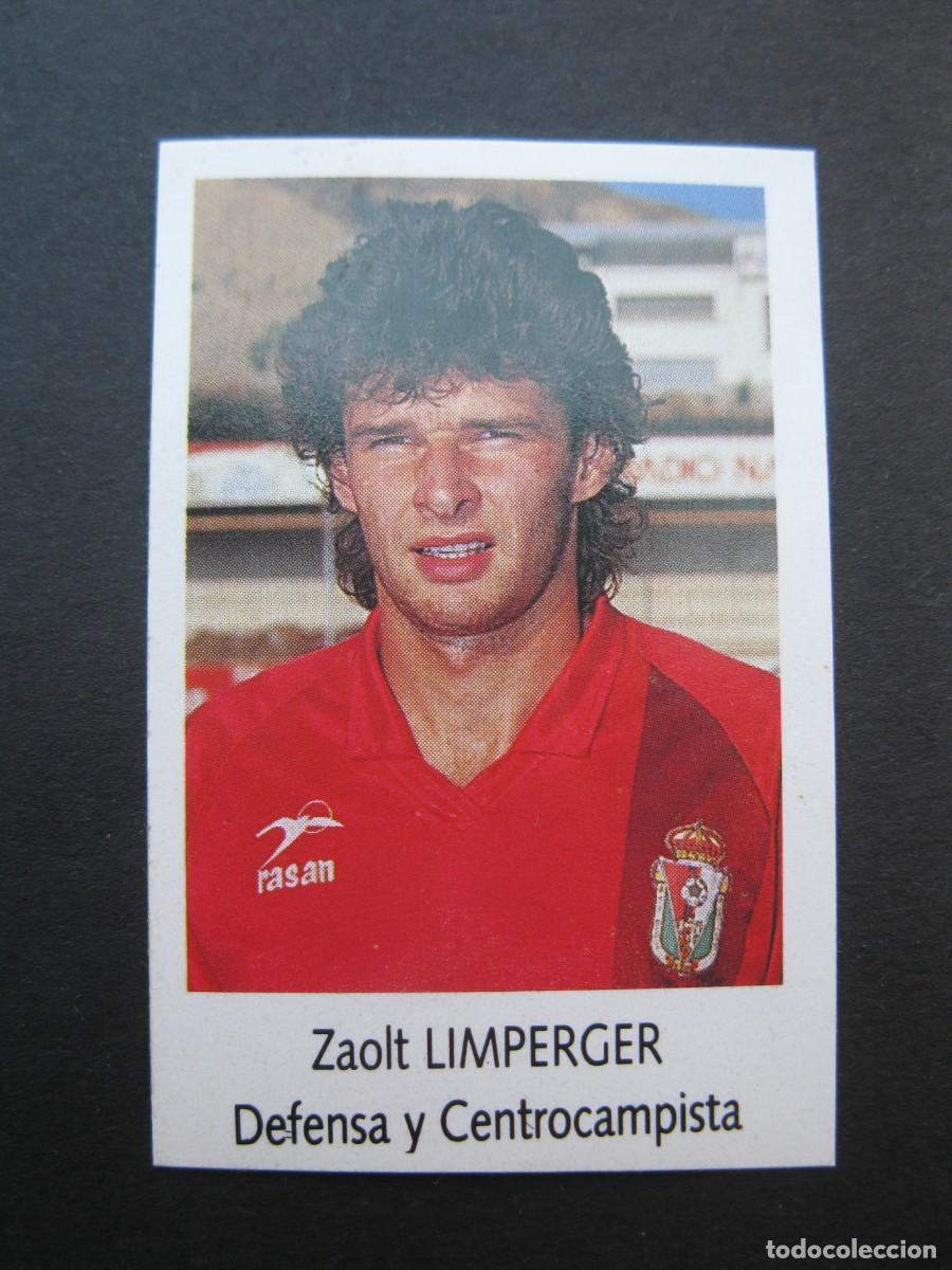 Cromos de f&uacute;tbol: LIMPERGER (R. BURGOS) - N&ordm; 41 - LIGA F&Uacute;TBOL 91-92 - BIMBO - NUNCA PEGADO.