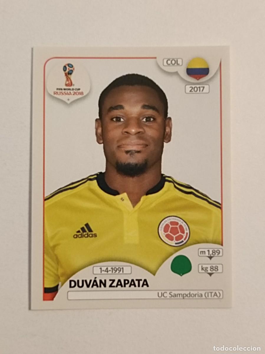 Fu&szlig;ball-Sticker: #639 DUVAN ZAPATA (COLOMBIA) MUNDIAL RUSIA 2018 PANINI VERSION ROSA