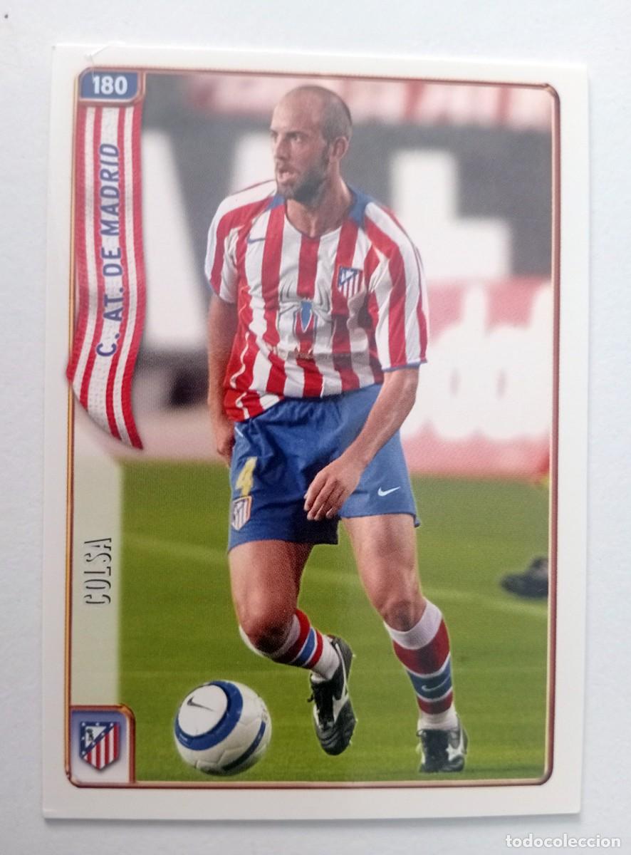Cromos de f&uacute;tbol: CROMO FUTBOL ATLETICO DE MADRID MUNDI CROMO 2004-2005: COLSA