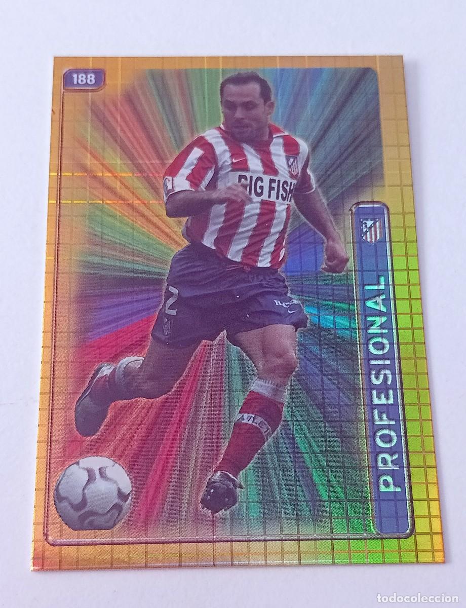Cromos de f&uacute;tbol: CROMO FUTBOL ATLETICO DE MADRID MUNDI CROMO 2004-2005: SERGI BARJUAN PROFESIONAL