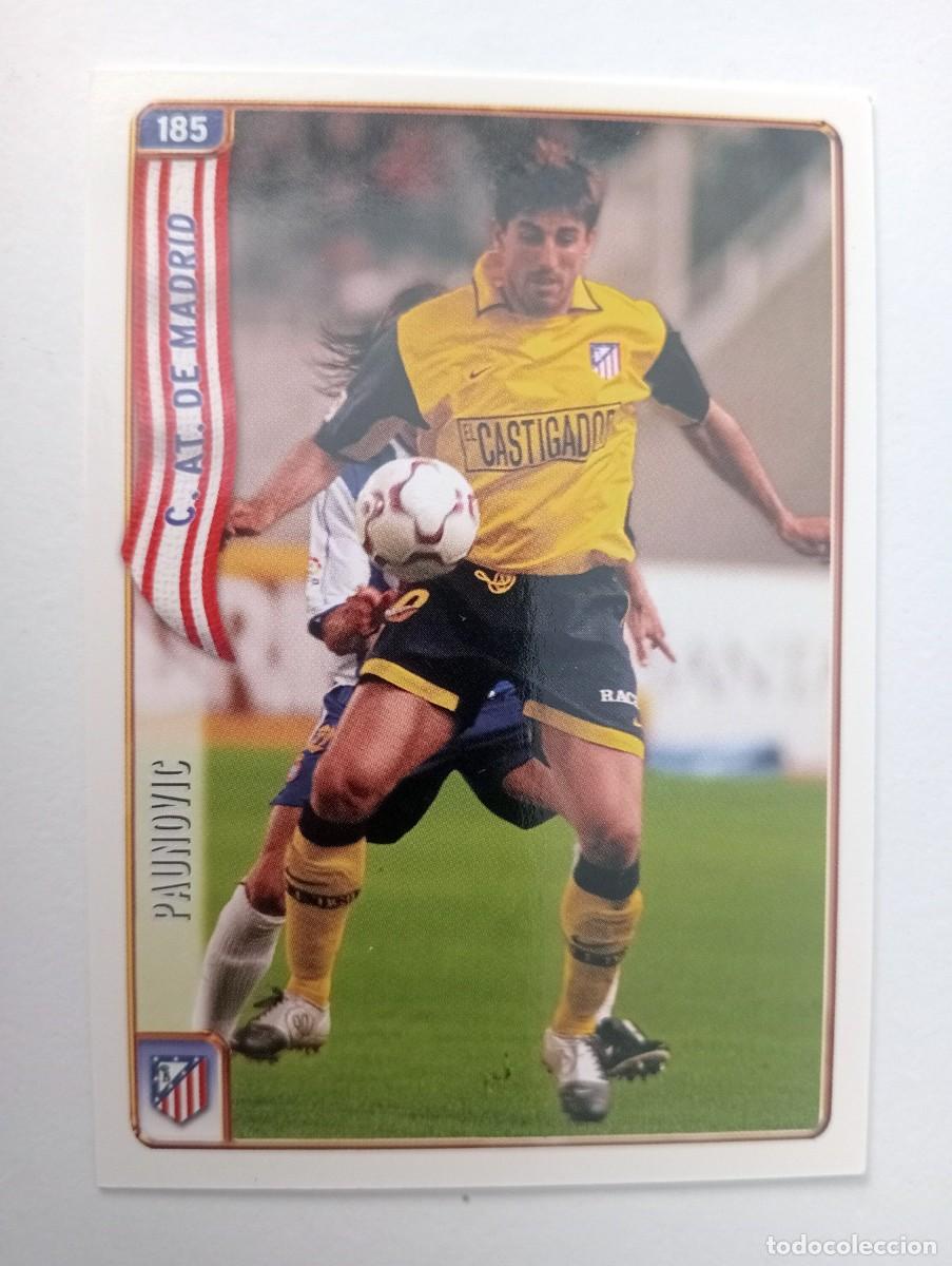 Cromos de f&uacute;tbol: CROMO FUTBOL ATLETICO DE MADRID MUNDI CROMO 2004-2005: PAUNOVIC