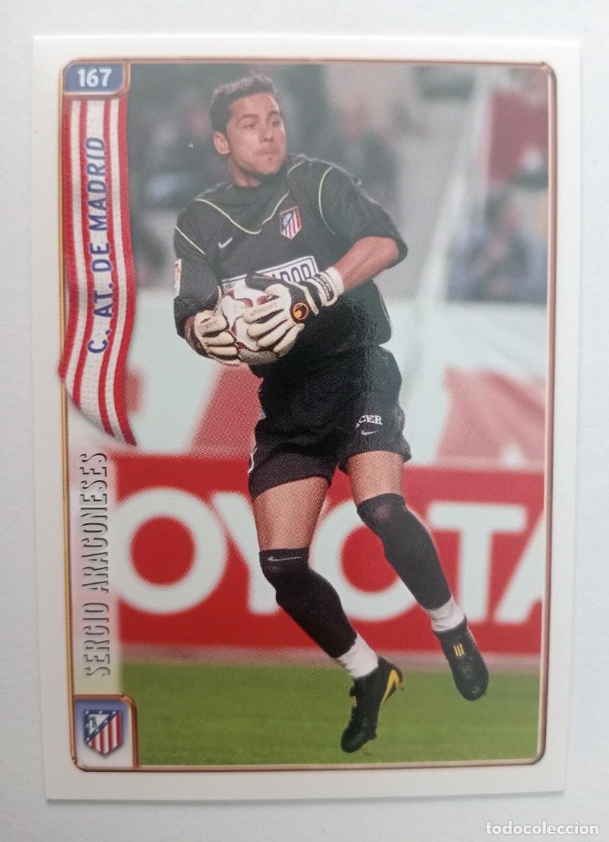 Cromos de f&uacute;tbol: CROMO FUTBOL ATLETICO DE MADRID MUNDI CROMO 2004-2005: SERGIO ARAGONESES