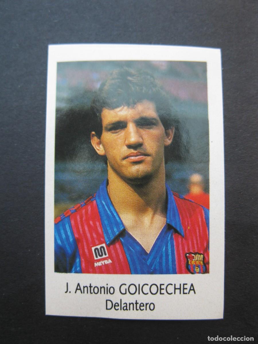 Cromos de Futebol: GOICOECHEA (F.C. BARCELONA) - N&ordm; 23 - LIGA F&Uacute;TBOL 91-92 - BIMBO - NUNCA PEGADO.