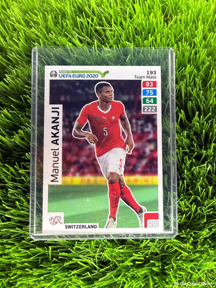 Cromos de f&uacute;tbol: N&ordm; 193 Manuel Akanji Suiza Adrenalyn XL Road to Euro 2020