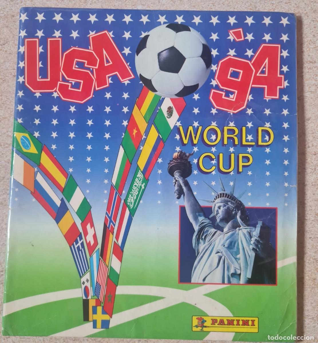 Cromos de f&uacute;tbol: &Aacute;lbum cromos completo mundial 94 USA panini