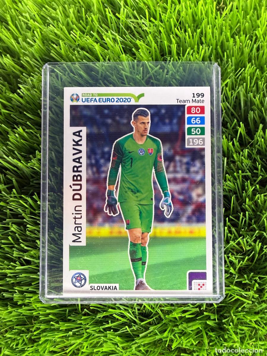 Cromos de f&uacute;tbol: N&ordm; 199 Martin D&uacute;bravka Eslovaquia Adrenalyn XL Road to Euro 2020