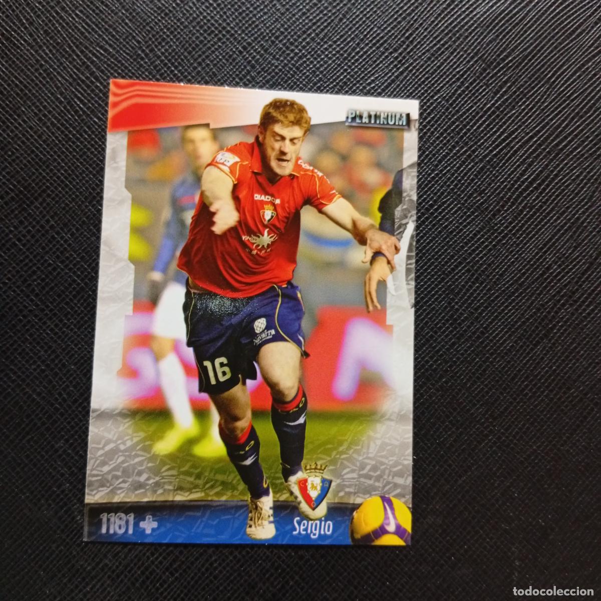 Cromos de f&uacute;tbol: 1181 SERGIO OSASUNA MUNDICROMO QUIZ GAME 2008 2009 FUTBOL 08 09 - A88 PG47 FICHAJE
